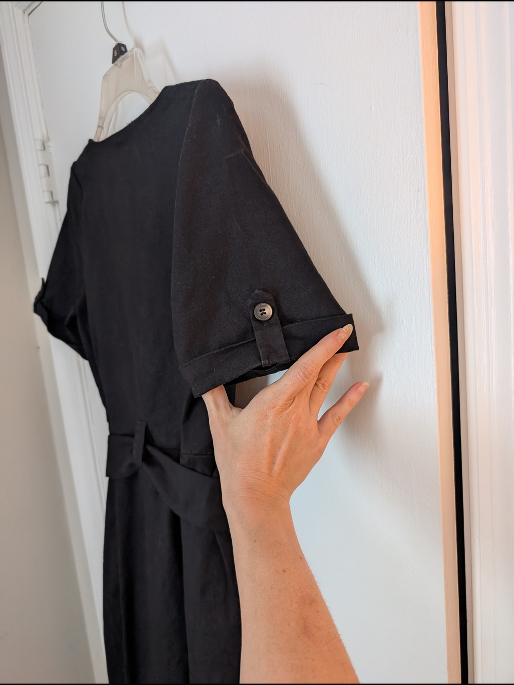 Sezane Marianne Dress Black 36 - Picture 9 of 9
